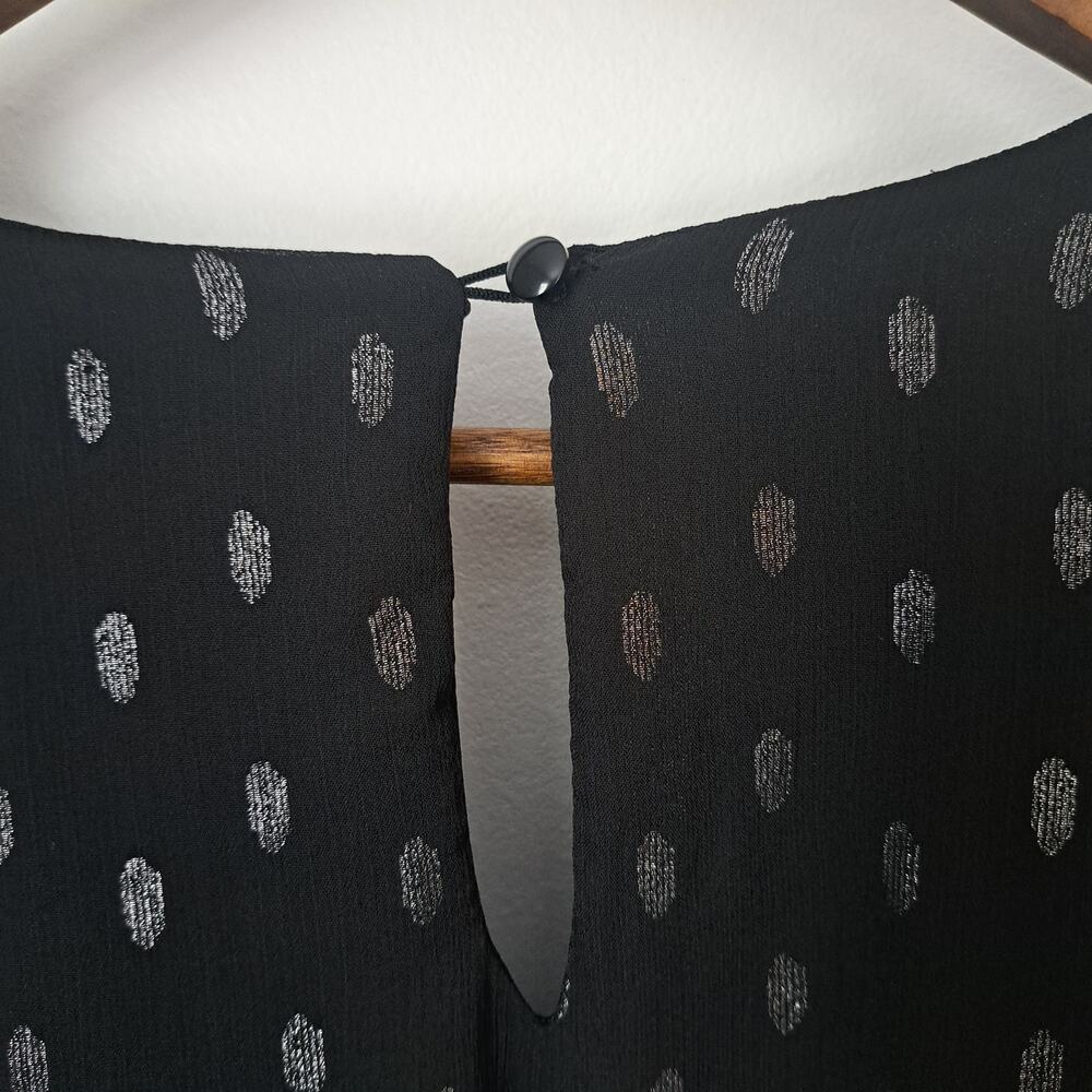 As U Wish Black and Sliver Knee Length Party Dress Women's Large - Picture 6 of 8